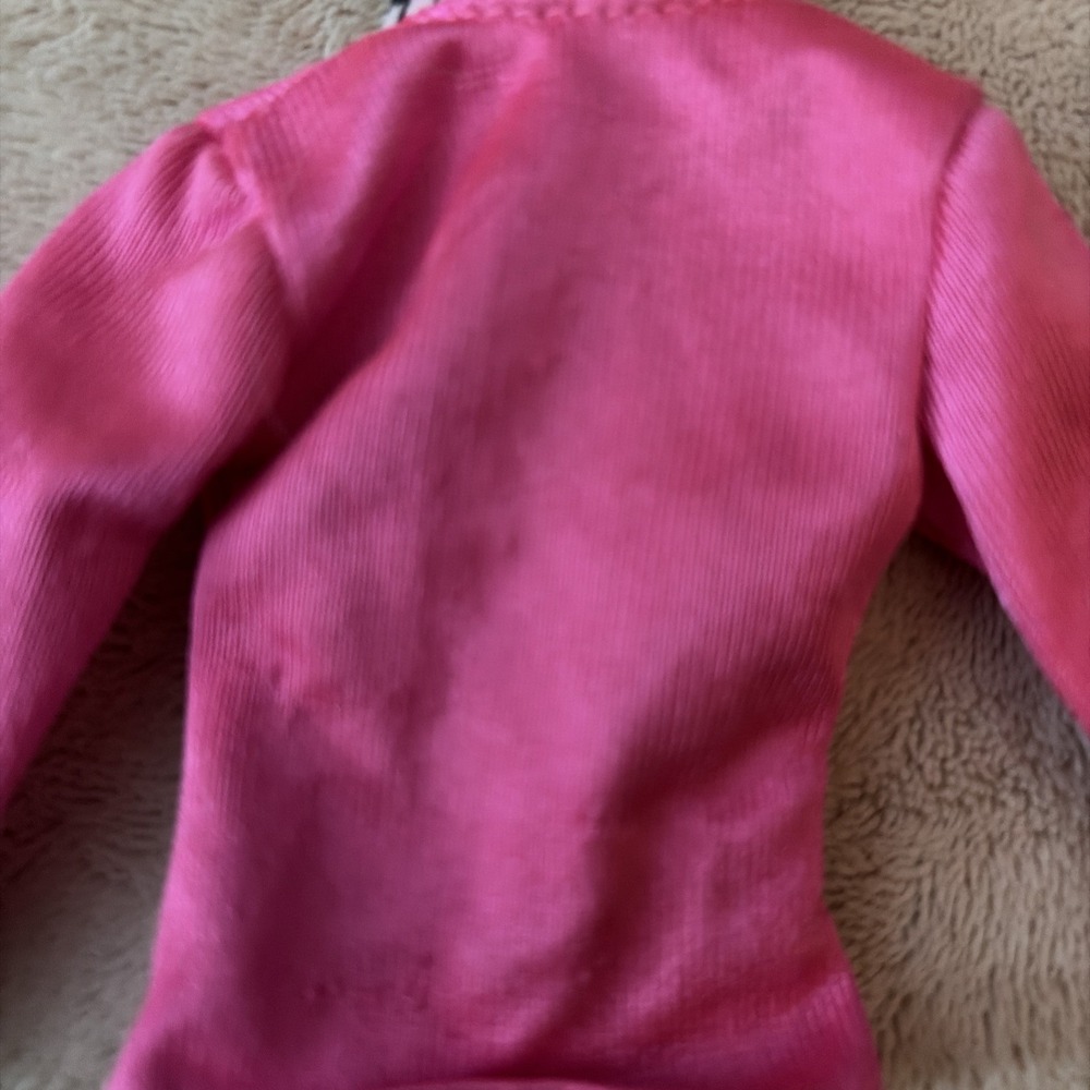 Vintage Barbie Clothes 1993 Pink Houndstooth Blazer Jacket B11 - Picture 7 of 8